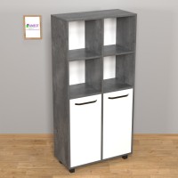 Шкаф-стеллаж Сусар 6 на заказ 2x4 с 2 дверцами