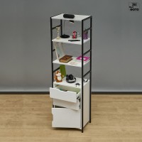 Шкаф с 2 ящиками и дверью Сусар 8W на металлических стойках