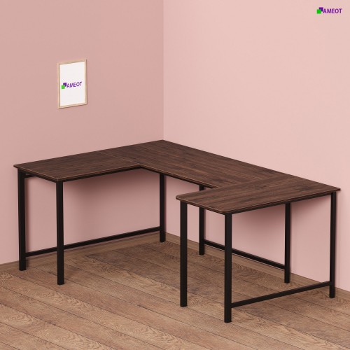 Угловой стол Тореккад 1 на металлокаркасе на заказ Угловой стол Тореккад 1 на металлокаркасе на заказ