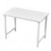 Регулируемый стол с утолщенной столешницей Мадий 13WW ш104/г70/в62-92 белый на металлокаркасе
