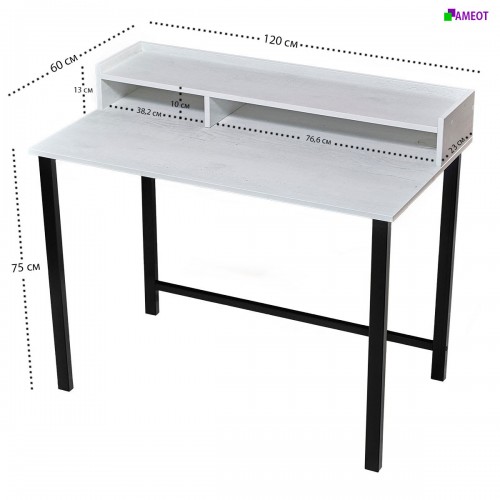 Письменный стол ширина 90 см с надстройкой