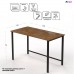 Компьютерный стол на металлокаркасе Эвнон 3Т таксония/черный ш120/г60/в75 