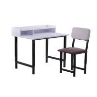 Комплект регулируемые по высоте стол Мадий 5W и мягкий стул 